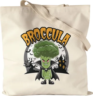 Produktbild von Broccula Brokkolimotiv Jutebeutel Geschenkidee Halloween Vampir Gemüse