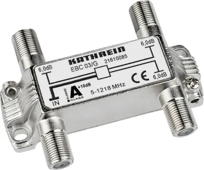 Produktbild von KATH Verteiler 3-fach EBC 03/G 6dB 5-1218MHz 21610085