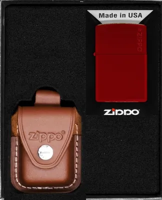 Produktbild von ZIPPO Feuerzeug MERLOT LOGO Geschenkset Nr. 2