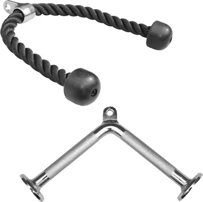 Produktbild von Sporttrend 24 - Seilzug Set Trizeps Seil + V Griff