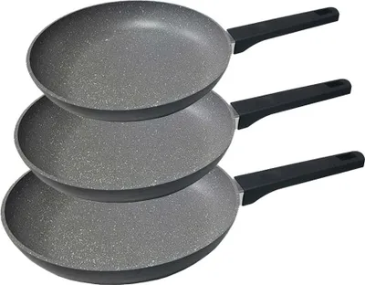 Obrázek produktu pro Sada 3 nepřilnavých pánví Pro Performance – nepřilnavost a vynikající odolnost – Gourmet Kitchen