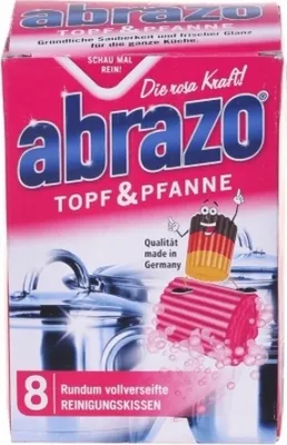 Zdjęcie produktu dla Abrazo, Zmywaki nasączane do naczyń, 8 sztuk (PRODUKT Z NIEMIEC)