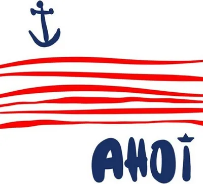 Produktbild von 20 Servietten Ahoi - Anker an Ahoi 33x33cm