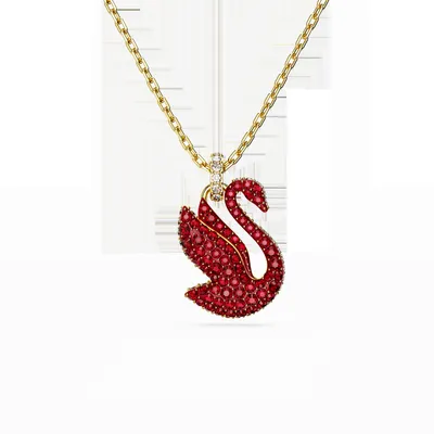 Produktbild von Swarovski - 5647871 - Ikonická labuť - zlatá - náhrdelník