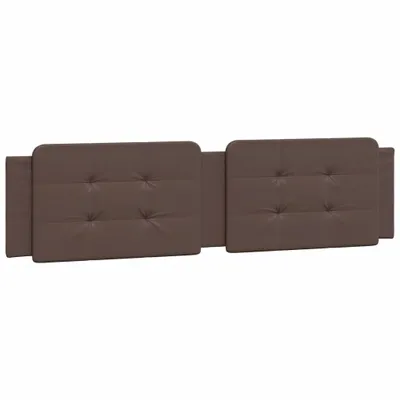 Image de Coussin de tête de lit Zadar marron 200 cm similicuir