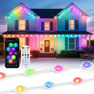 RGB Deckenlampe 30 m 60 LED mit Fernbedienung