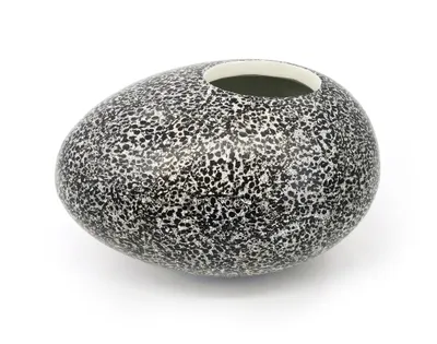 Immagine prodotto di Vaso (20x28x17,5 cm), nero/bianco