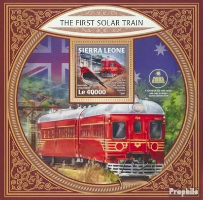 Produktbild von Briefmarken Sierra Leone 2017 Mi Block 1374 (kompl. Ausg.) postfrisch Der erste Solarzug