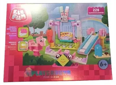 Produktbild von Elefun Bausteine Spielplatz 228 Teile Kreativ-Set