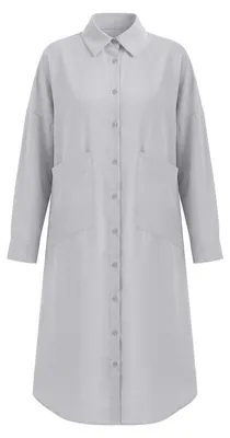 Produktbild von Gestreiftes langes Hemdblusenkleid für Damen