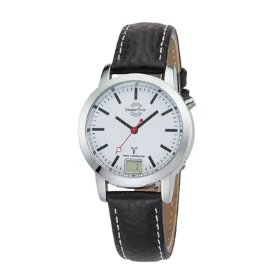 Obrázok produktu pre Dámske analógovo-digitálne hodinky Master Time Radio Quartz s koženým remienkom MTLA-10593-21L