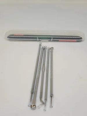 Image de Jumadas – Kit professionnel 5 pièces pour éliminer les points noirs et l'acné – Anti-points noirs – Spatule à comédons – Extracteur de boutons