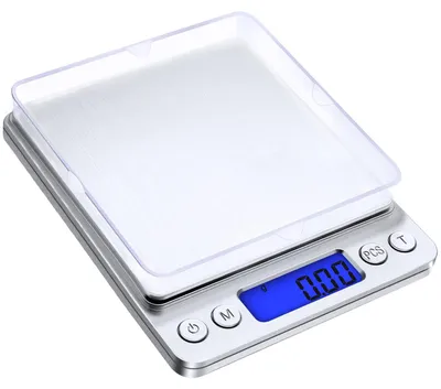 Productafbeelding van Zakweegschaal met Schaal 500g/0.01g, digitale weegschaal met LCD-display en tarra-functie