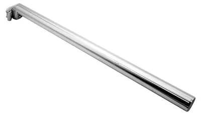 Produktbild von Extra lang verstärkte Sattelstütze 500mm Alu silber verstärkt Ø 27,2 - 31,8 mm