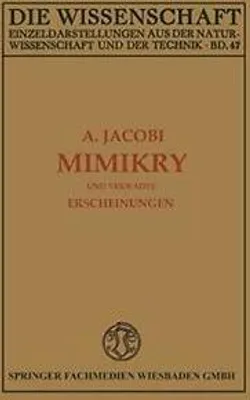 Obrázek produktu pro Mimikry und Verwandte Erscheinungen