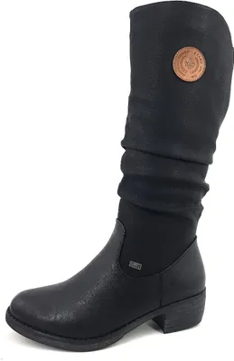 Obrázok produktu pre Rieker dámske topánky topánky na zips čierne voľnočasové topánky, veľkosť topánok:36 EU