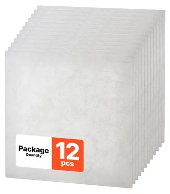 Zdjęcie produktu dla VEVOR, 12 sztuk, panele sufitowe, płytki sufitowe, płyty PVC, 605x605 mm, białe, wzór marmuru, wodoodporne, ognioodporne, możliwość cięcia, idealne do sufitów podwieszanych, nowoczesna dekoracja wnętrz do domu i biura