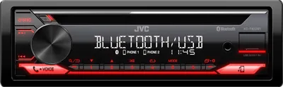 Obrázok produktu pre JVC KD-T822BT Autorádio s CD, MP3/WMA/WAV/FLAC z USB, FM/AM tuner, AUX, USB, Bluetooth, 4x50W, RDS, Bass Boost, linkový výstup