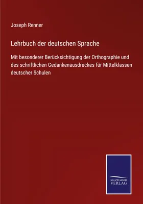 Produktbild von Lehrbuch der deutschen Sprache