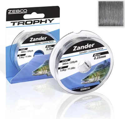 Produktbild von Zebco Trophy Zander 0,28mm 300m TOP Angelschnur