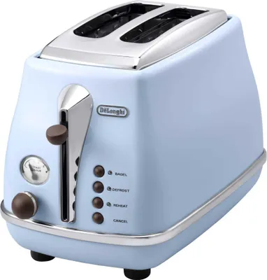 Obrázek produktu pro De’Longhi CTOV 2103.AZ, 2 krajíců, Modrá, Nerezová ocel, 900 W, 220 - 240 V, 50 - 60 Hz