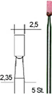 Produktbild von Proxxon Micromot Edelkorund-Schleifkörper 2,5 mm