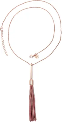 Produktbild von Lange Kette Frieda mit Quaste aus echtem Leder von collezione alessandro
