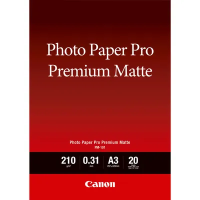 Produktbild von Canon PM-101 Pro Premium Matte A 3, 20 Blatt, 210 g