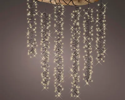 Image de Rideau Cascade Idéal Pour Les Arbres Avec 8 Fonctions 200cm 480 Leds