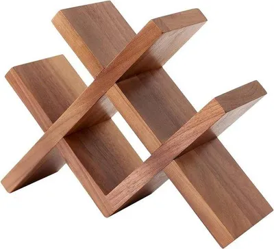 Immagine prodotto di Portabottiglie in legno di quercia per 4 bottiglie