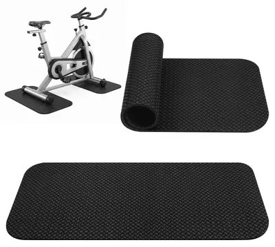 Immagine prodotto di Set di 2 tappetini da yoga in silicone nero - 63,5 x 30 x 0,5 cm