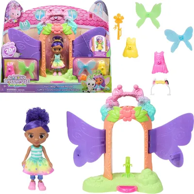 Produktbild von Gabby's Dollhouse - Fairylandia - Magisches Feen-Verwandlung Spielset für Kinder ab 3 Jahren, 910 g
