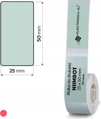 Produktbild von Selbstklebende Thermoschriftetiketten für den Drucker Niimbot D101 25x50