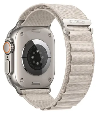 Obrázok produktu pre Remienok TECH-PROTECT NYLON PRO pre Apple Watch 8 / 9 / 10 / 11 / 12 / SE / ULTRA (44 / 45 / 46 / 49 mm), farba: STARLIGHT