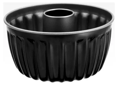 Produktbild von Mini Bundform 17 cm, kleine Backform mit geriffeltem Design, Antihaftbeschichtung, geeignet für die Heißluftfritteuse
