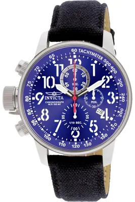 Obrázok produktu pre Invicta I-Force 1513 Pánske Hodinky - Quartz Hnací Mechanizmus - Nerezová Oceľ s Modrým Ciferníkom - 46 mm