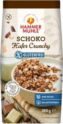 Produktbild von Hammermühle Hafer Schoko Crunchy 350g