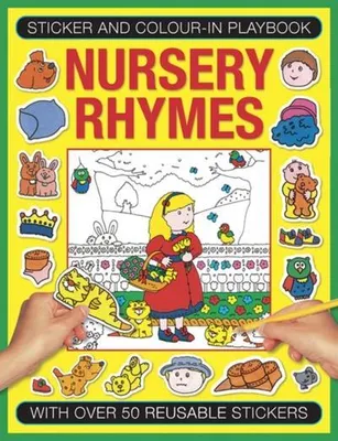 Productafbeelding van Sticker and Color-In Playbook: Nursery Rhymes: With Over 50 Reusable Stickers
