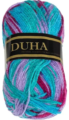Obrázek produktu pro Příze DUHA - 50 g, 150 m - Fialová,Modrá