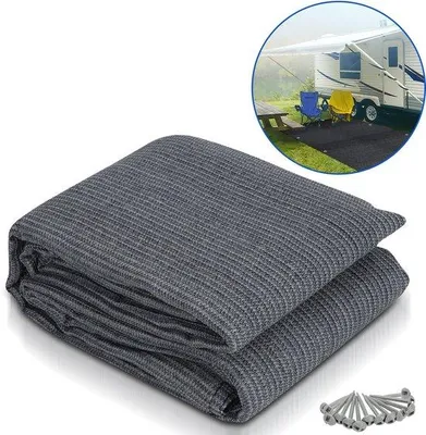 Immagine prodotto di Tappetino per tenda 250x300 cm blu-verde con 13 ganci