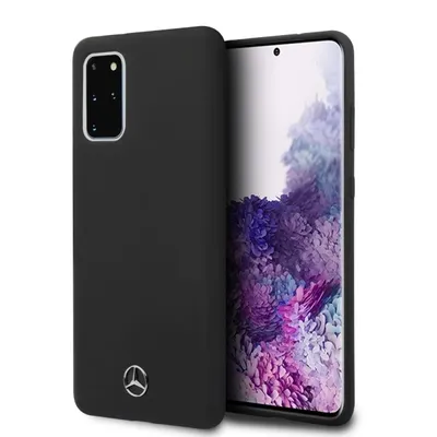 Produktbild von Mercedes MEHCS67SILSB S20+ G985 hard case schwarz Silicone Line Schutzhülle