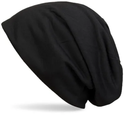 Imagen del producto de styleBREAKER Gorro slouch uni, talla única. Fabricado con una mezcla suave de algodón y material elástico. Gorro largo y ligero, ideal para el verano y las estaciones de transición. Transpirable y de color liso