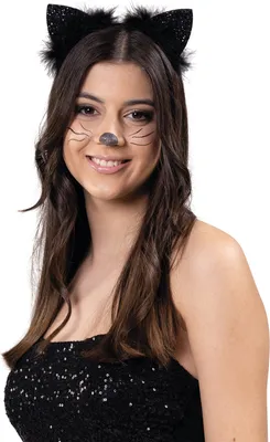 Produktbild von Haaarreif Katze mit Glitzer