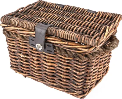Produktbild von Fahrradkorb Melbourne 24 Liter 38 X 27 Cm Rattan Braun