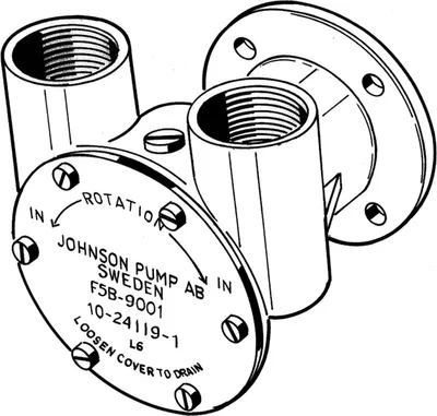 Immagine prodotto di Johnson Pump Pompa autoadescante in bronzo per acqua di raffreddamento F5B-9 (Vetus)