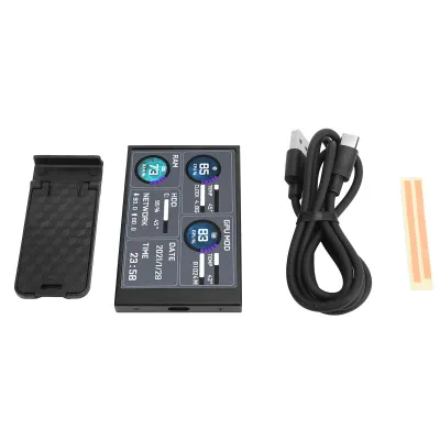 Obrázek produktu pro 3,5palcová sekundární obrazovka IPS, port USB-C, zobrazení teploty počítače, dílčí obrazovka, zobrazení teploty počítače