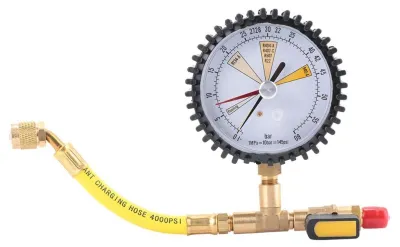 Productafbeelding van Manometer voor Airconditioning en Koeling met Drukbereik tot 60 bar