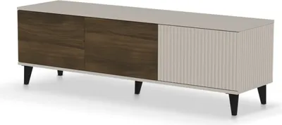 Zdjęcie produktu dla Szafka RTV RANDOM 2 150cm orzech/kaszmirowa