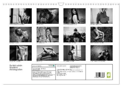 Produktbild von Du bist schön - Sinnliche Aktfotografien (Wandkalender 2026 DIN A3 quer), CALVENDO Monatskalender