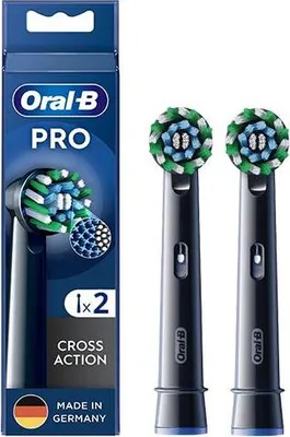 Produktbild von Oral-B Cross Action Spitze EB50BK SCHWARZ 2-PAK